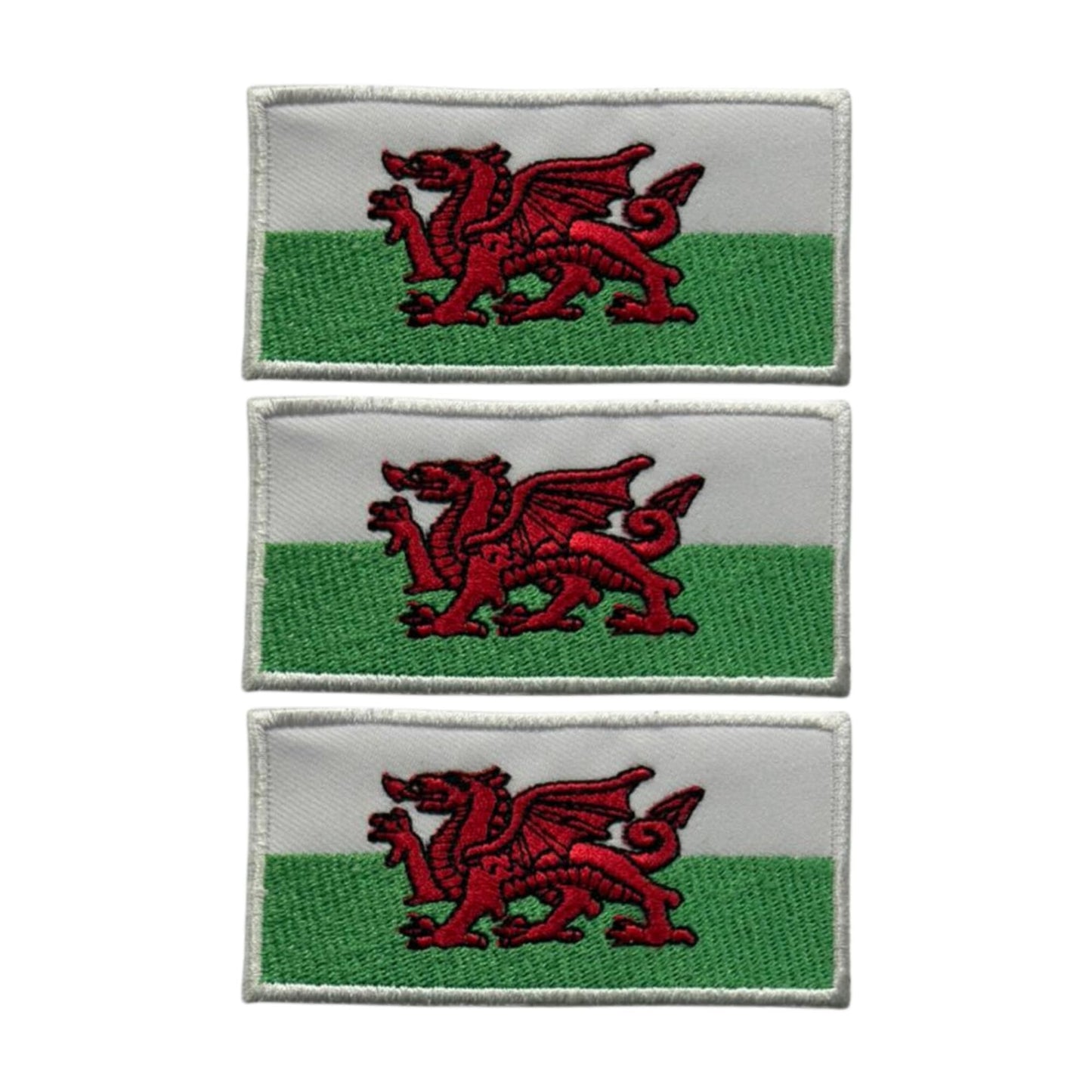 3 Pieces All Countries Flag Patches, 7×4 cm Embroidered Iron-On/Sew On National Flags, World Country Badge Appliques for Vest, Jacket, Backpack, Hat, (T-Z)