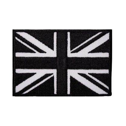 UK and England National Flag Embroidered Patches – Iron On/Sew On Badge in Different Shapes and Various Sizes for Jackets, Backpacks, Hats and DIY Crafts.
