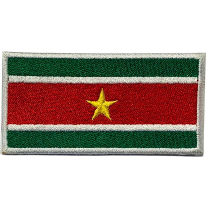 All Country Flag Patches (3 × 2 cm), Embroidered Iron-On/Sew On National Flags, Badge Traveler Gift Patch for Jacket, Backpack, Hat DIY Craft (K-S)