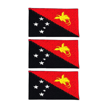 3 Pieces All Countries Flag Patches, 7×4 cm Embroidered Iron-On/Sew On National Flags, World Country Badge Appliques for Vest, Jacket, Backpack, Hat, (T-Z)