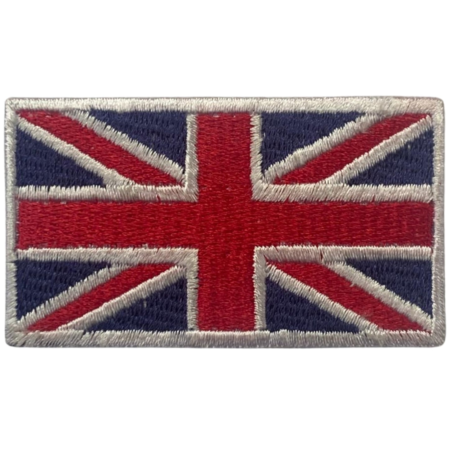 UK and England National Flag Embroidered Patches – Iron On/Sew On Badge in Different Shapes and Various Sizes for Jackets, Backpacks, Hats and DIY Crafts.