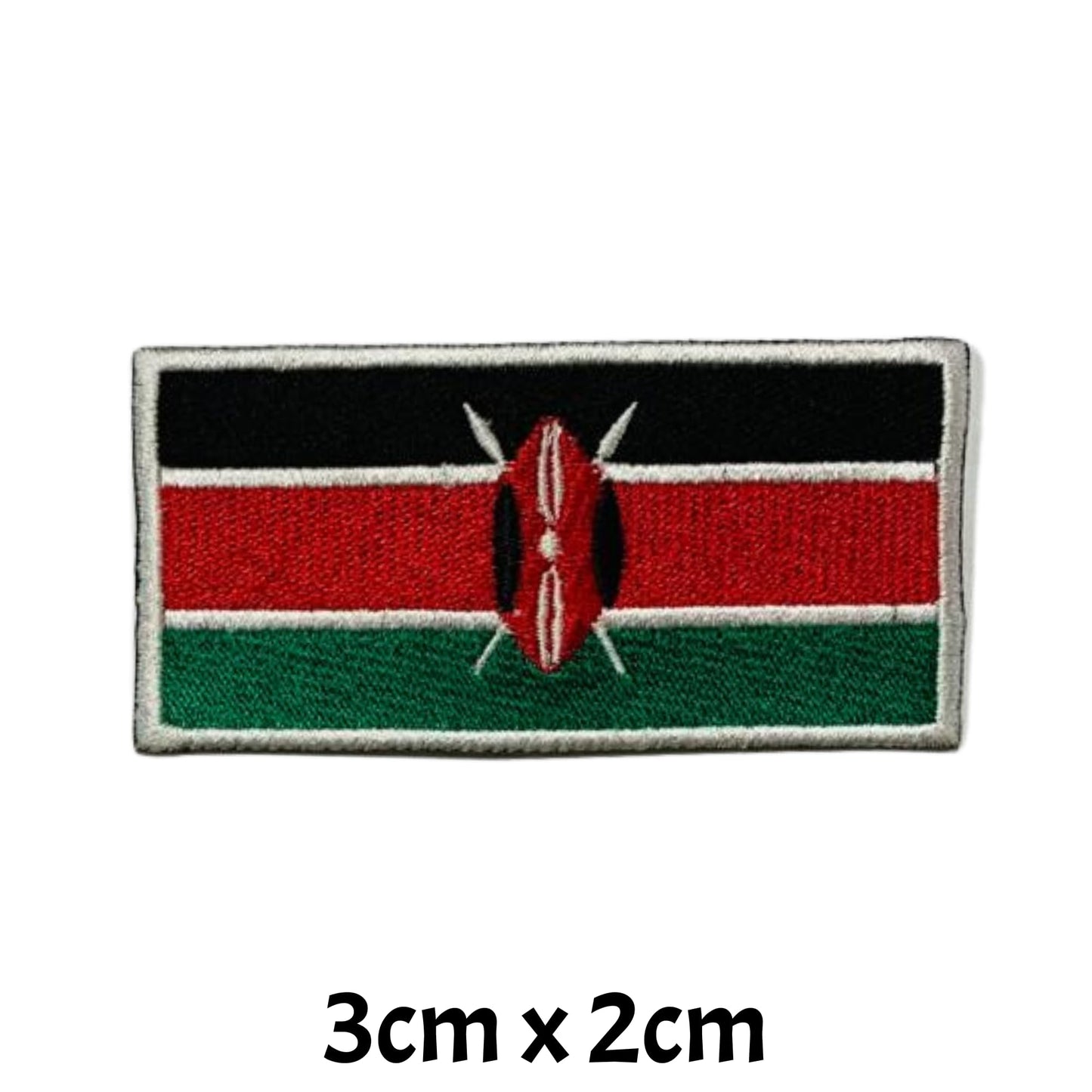 All Country Flag Patches (3 × 2 cm), Embroidered Iron-On/Sew On National Flags, Badge Traveler Gift Patch for Jacket, Backpack, Hat DIY Craft (T-Z)