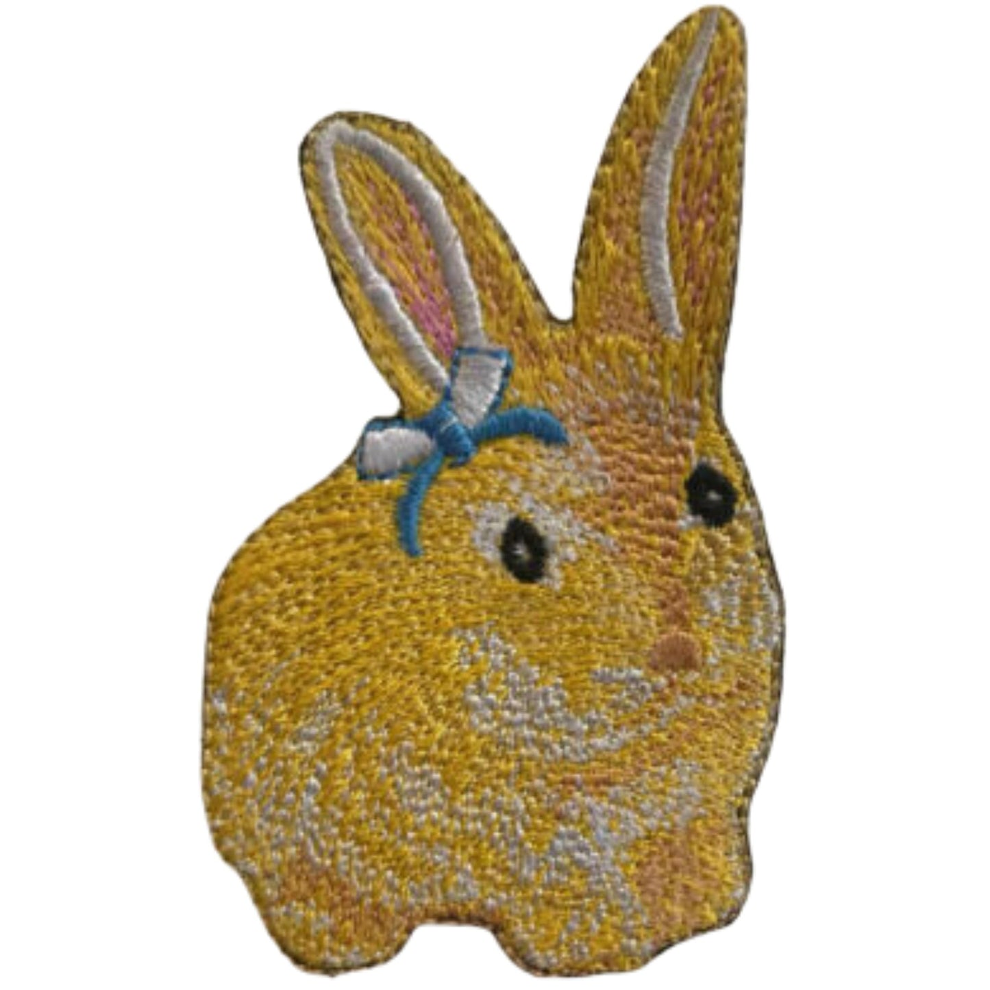 Rabbit Bunny Animal Embroidery Iron-On Patches for Clothing Sew-On Applique for DIY Crafts Denim Jackets Jeans Backpacks