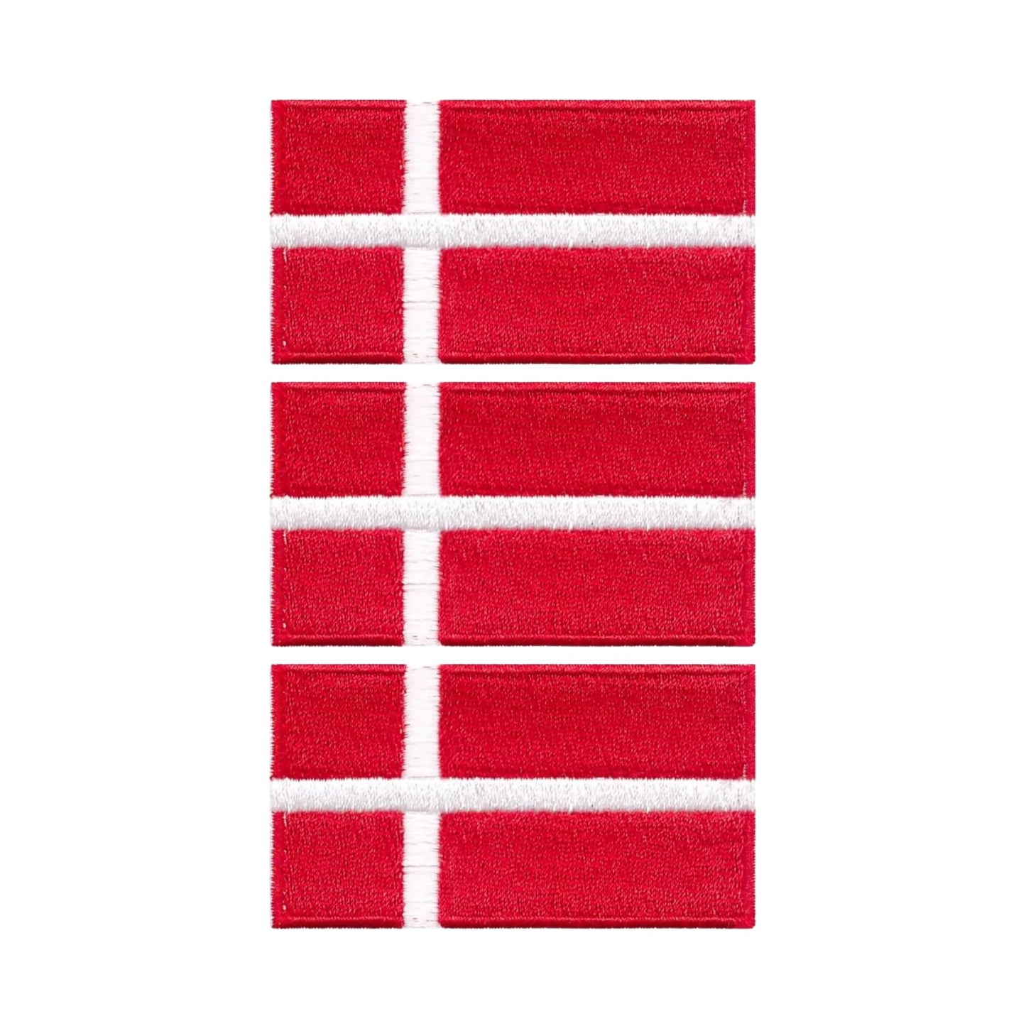 3 Pieces All Countries Flag Patches, 7×4 cm Embroidered Iron-On/Sew On National Flags, World Country Badge Appliques for Vest, Jacket, Backpack, Hat, (K-S)