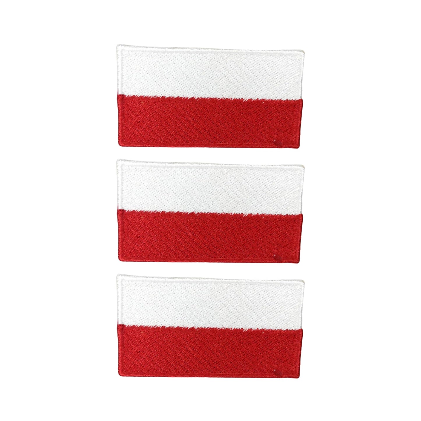 3 Pieces All Countries Flag Patches, 7×4 cm Embroidered Iron-On/Sew On National Flags, World Country Badge Appliques for Vest, Jacket, Backpack, Hat, (K-S)