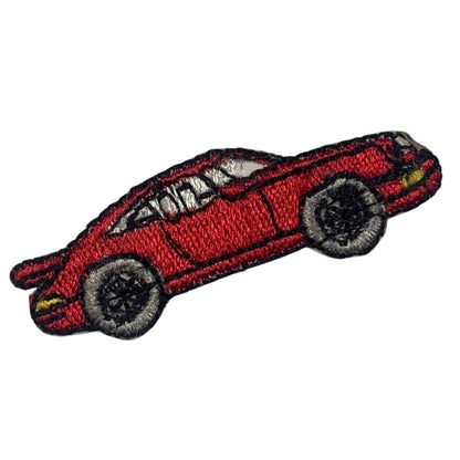 Sports Car Embroidery Iron-On Patches for Clothing Sew-On Applique for DIY Crafts Denim Jackets Jeans Backpacks