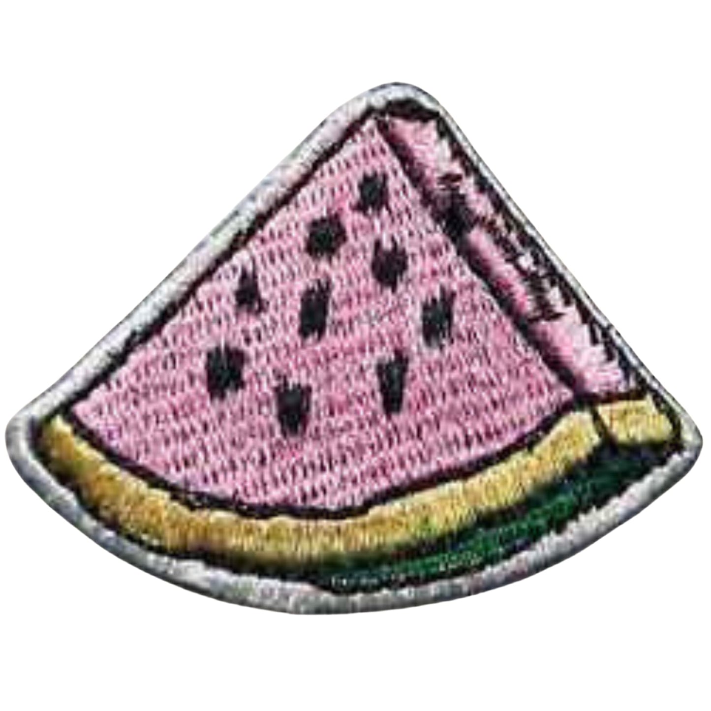 Pink Watermelon Fruit Embroidery Iron-On Patches for Clothing Sew-On Applique for DIY Crafts Denim Jackets Jeans Backpacks
