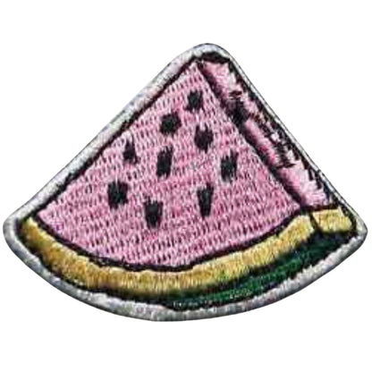 Pink Watermelon Fruit Embroidery Iron-On Patches for Clothing Sew-On Applique for DIY Crafts Denim Jackets Jeans Backpacks