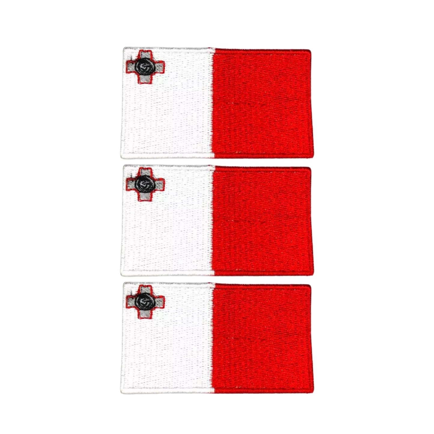 3 Pieces All Countries Flag Patches, 7×4 cm Embroidered Iron-On/Sew On National Flags, World Country Badge Appliques for Vest, Jacket, Backpack, Hat, (T-Z)