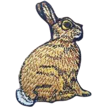 Rabbit Embroidery Iron-On Patches for Clothing Sew-On Applique for DIY Crafts Denim Jackets Jeans Backpacks