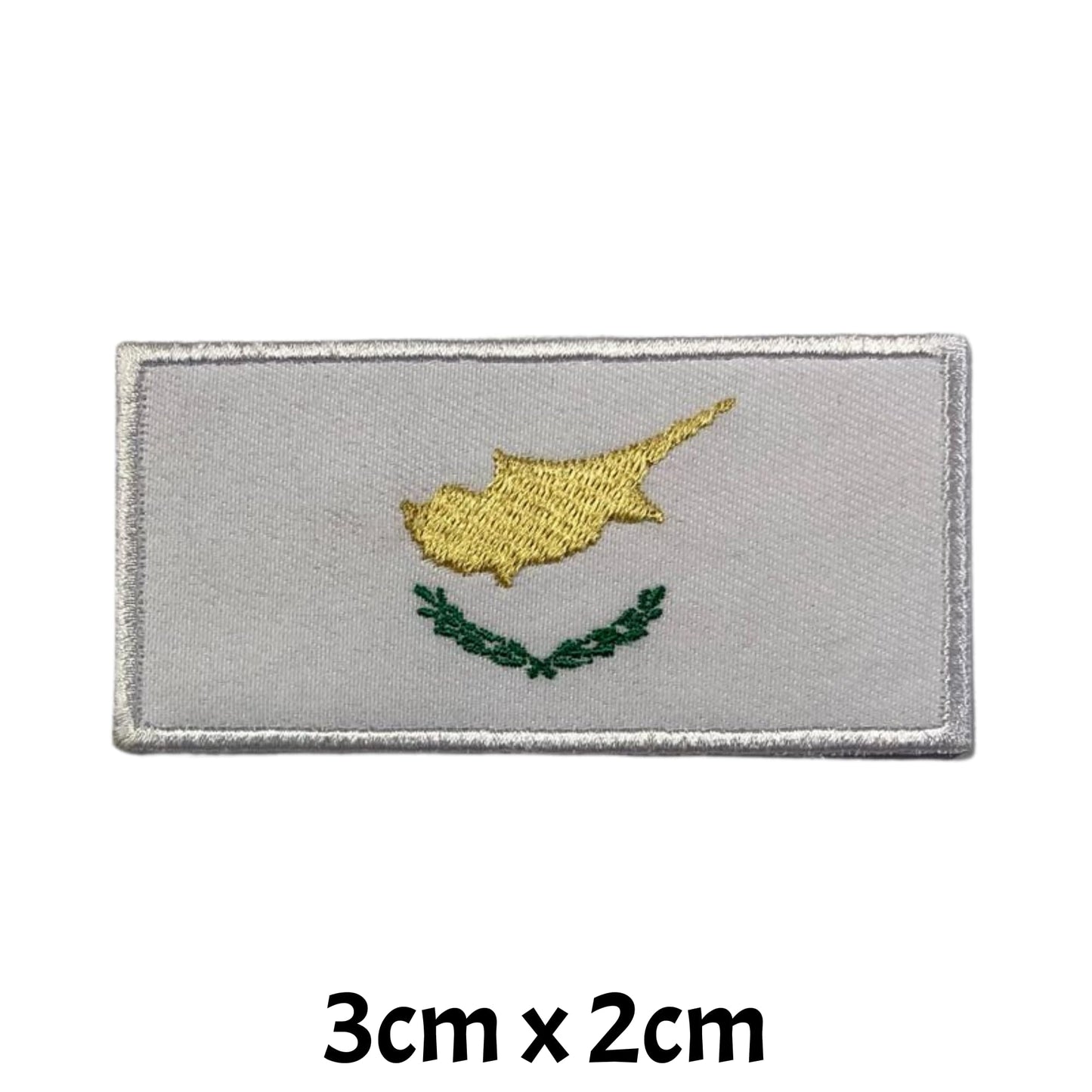All Country Flag Patches (3 × 2 cm), Embroidered Iron-On/Sew On National Flags, Badge Traveler Gift Patch for Jacket, Backpack, Hat DIY Craft (K-S)
