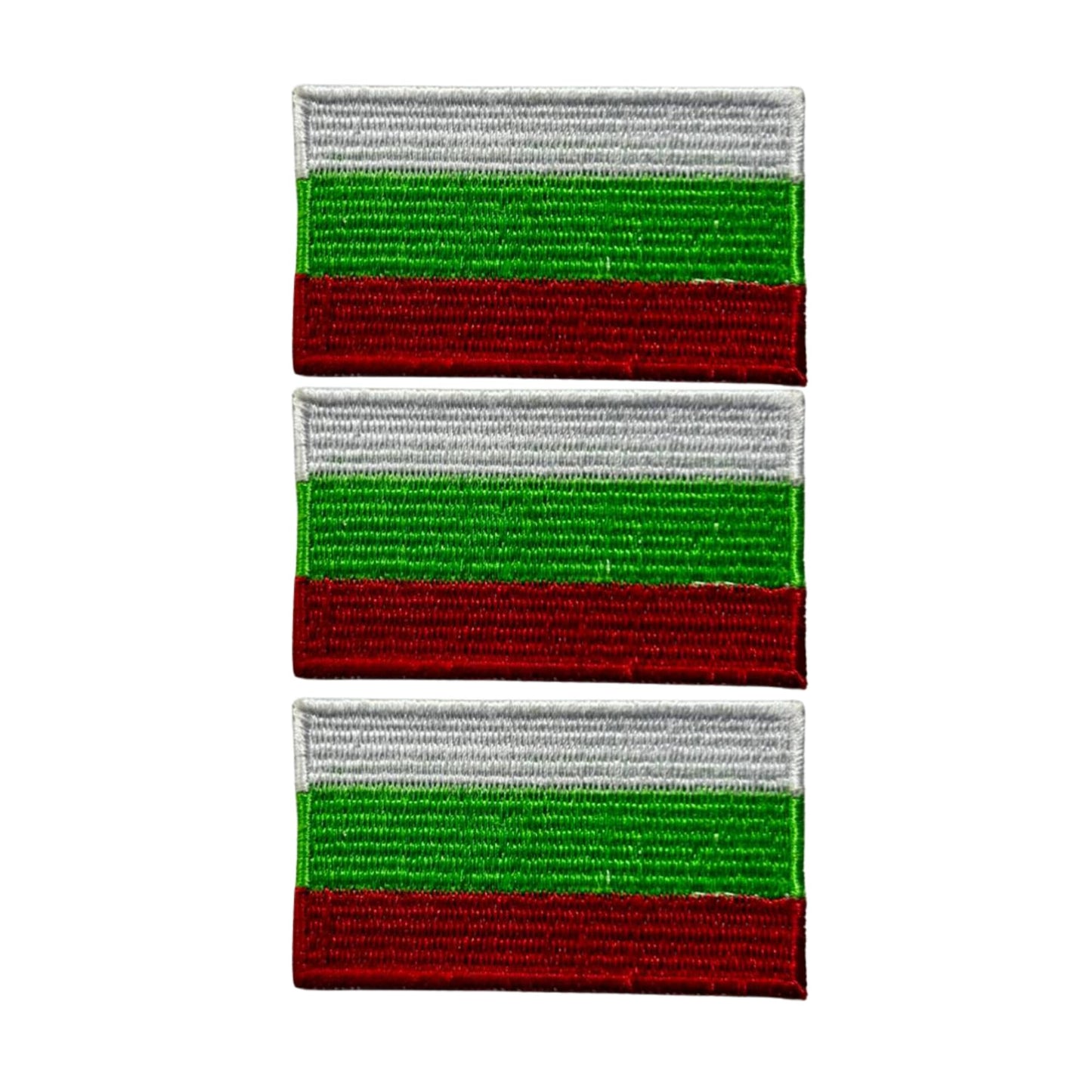 3 Pieces All Countries Flag Patches, 7×4 cm Embroidered Iron-On/Sew On National Flags, World Country Badge Appliques for Vest, Jacket, Backpack, Hat, (K-S)