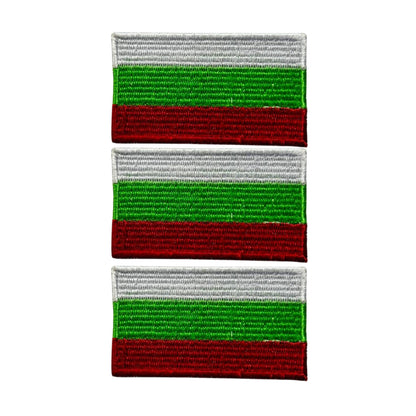 3 Pieces All Countries Flag Patches, 7×4 cm Embroidered Iron-On/Sew On National Flags, World Country Badge Appliques for Vest, Jacket, Backpack, Hat, (K-S)