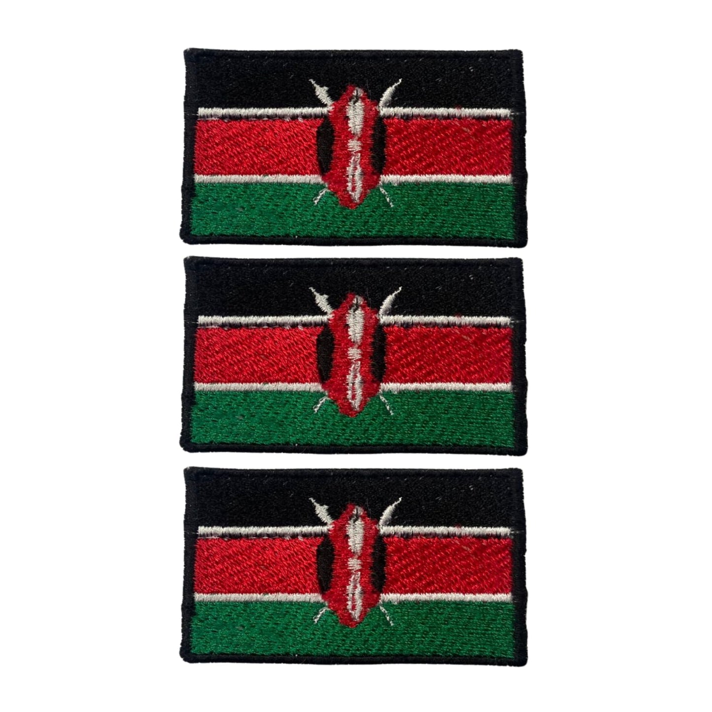 3 Pieces All Countries Flag Patches, 7×4 cm Embroidered Iron-On/Sew On National Flags, World Country Badge Appliques for Vest, Jacket, Backpack, Hat, (T-Z)