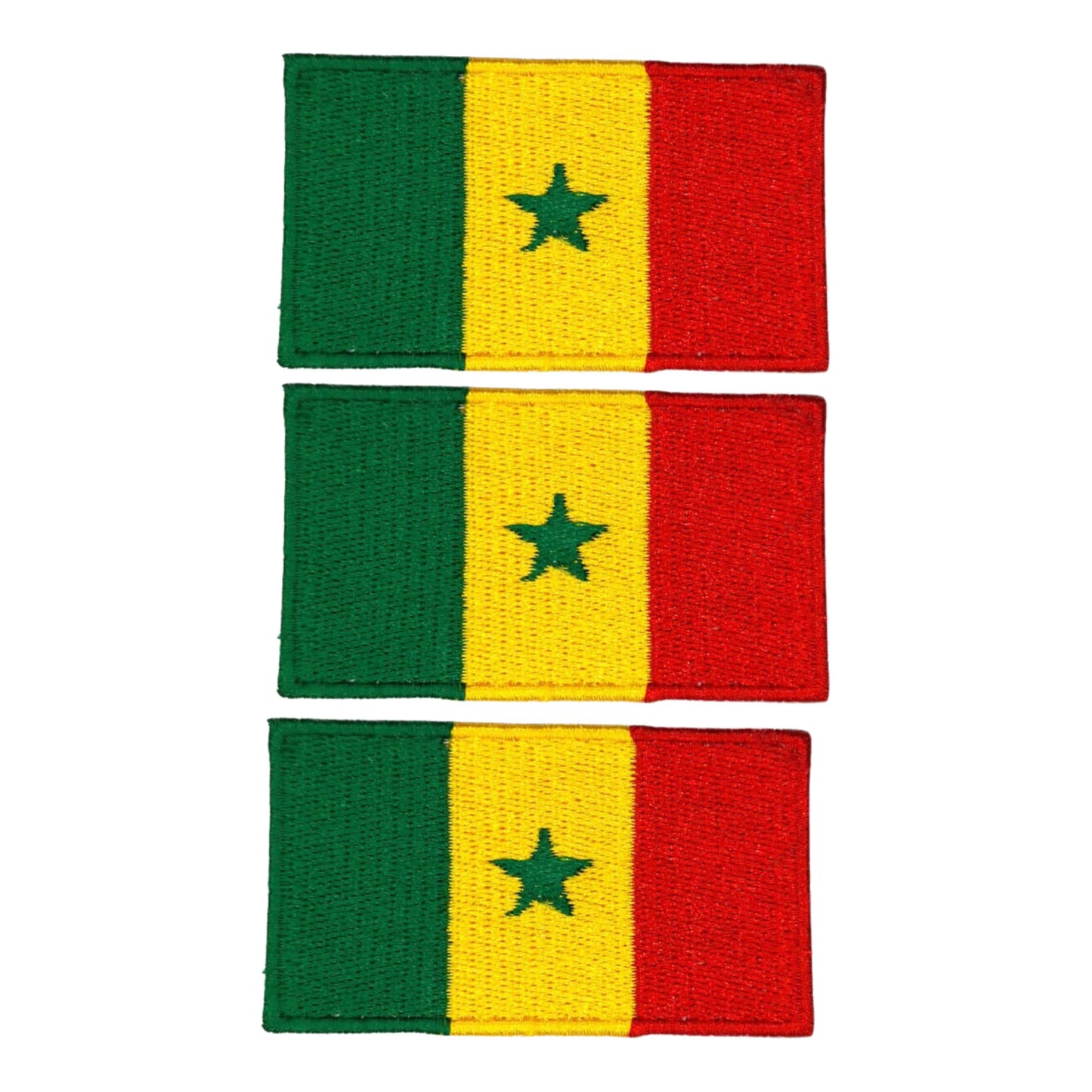 3 Pieces All Countries Flag Patches, 7×4 cm Embroidered Iron-On/Sew On National Flags, World Country Badge Appliques for Vest, Jacket, Backpack, Hat, (T-Z)