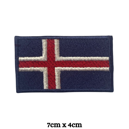 Country Flag Embroidered Patch – Iron On / Sew On National Flag Badge | All Countries Available | Jacket, Backpack, Hat, Uniform – Choose Your Country (A-J)