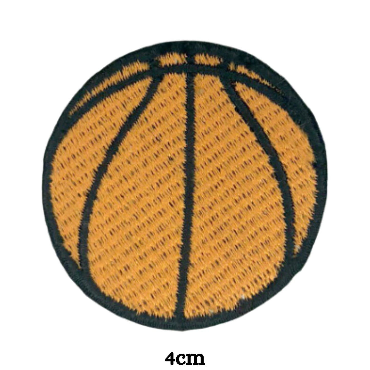 Basketball Sport Embroidery Iron-On Patches for Clothing Sew-On Applique for DIY Crafts Denim Jackets Jeans Backpacks
