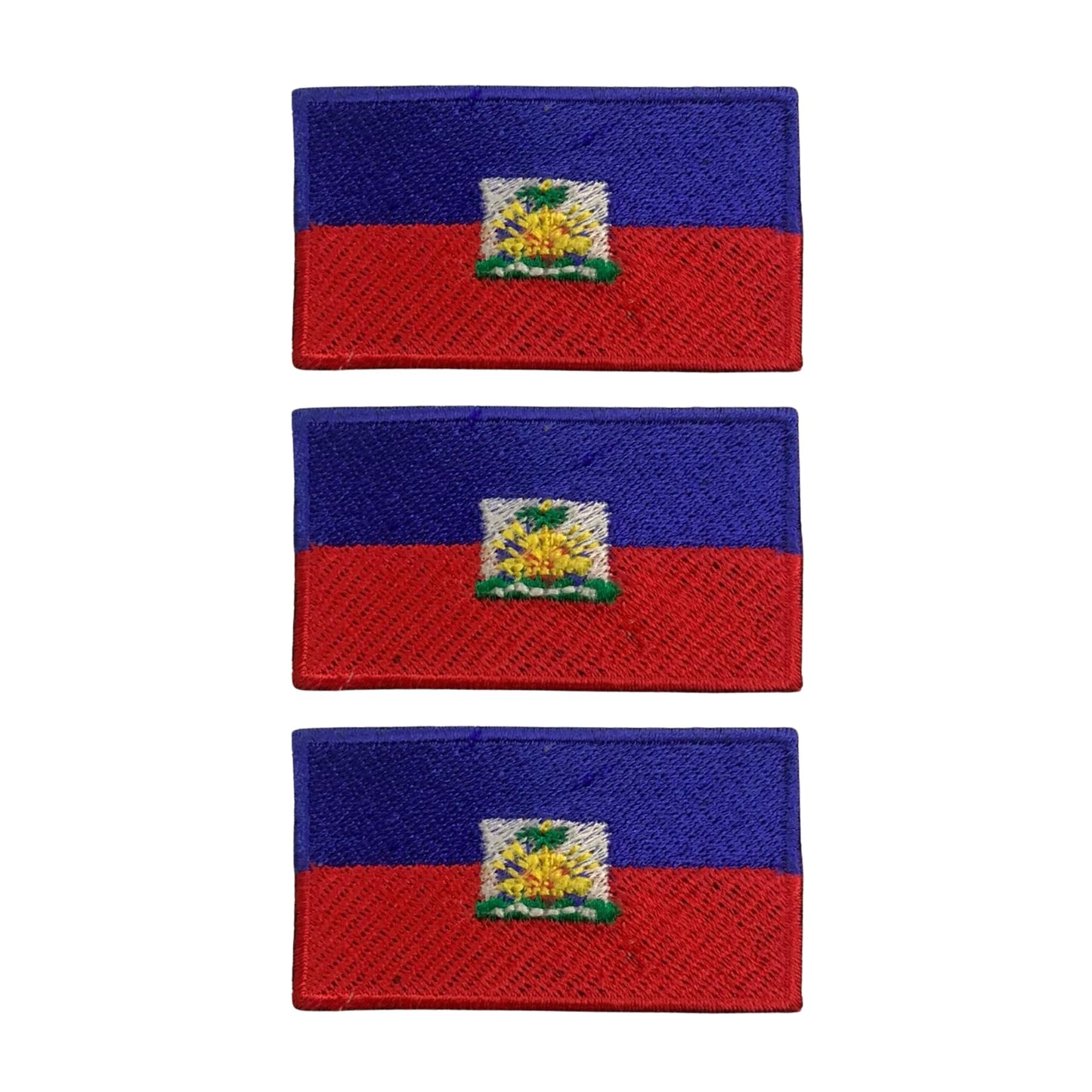 3 Pieces All Countries Flag Patches, 7×4 cm Embroidered Iron-On/Sew On National Flags, World Country Badge Appliques for Vest, Jacket, Backpack, Hat, (T-Z)
