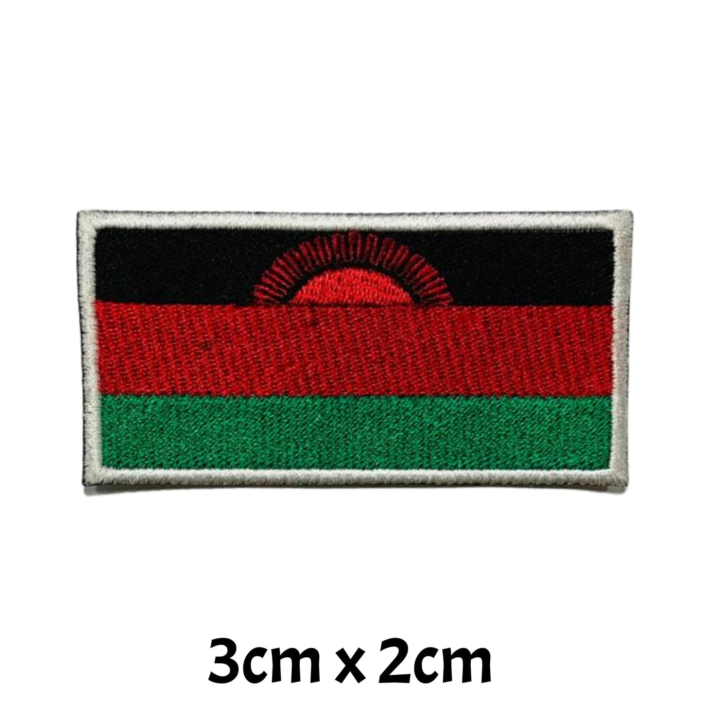 All Country Flag Patches (3 × 2 cm), Embroidered Iron-On/Sew On National Flags, Badge Traveler Gift Patch for Jacket, Backpack, Hat DIY Craft (T-Z)