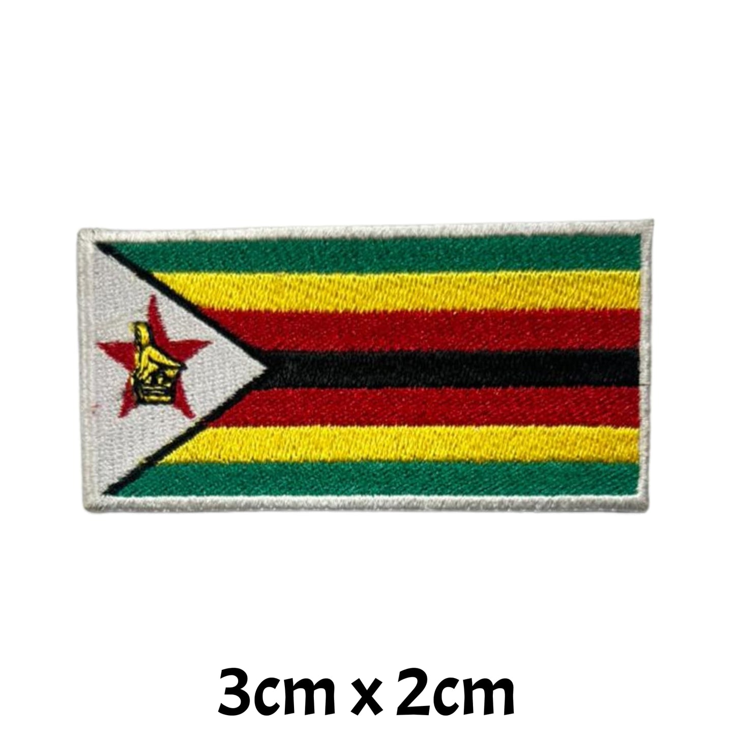All Country Flag Patches (3 × 2 cm), Embroidered Iron-On/Sew On National Flags, Badge Traveler Gift Patch for Jacket, Backpack, Hat DIY Craft