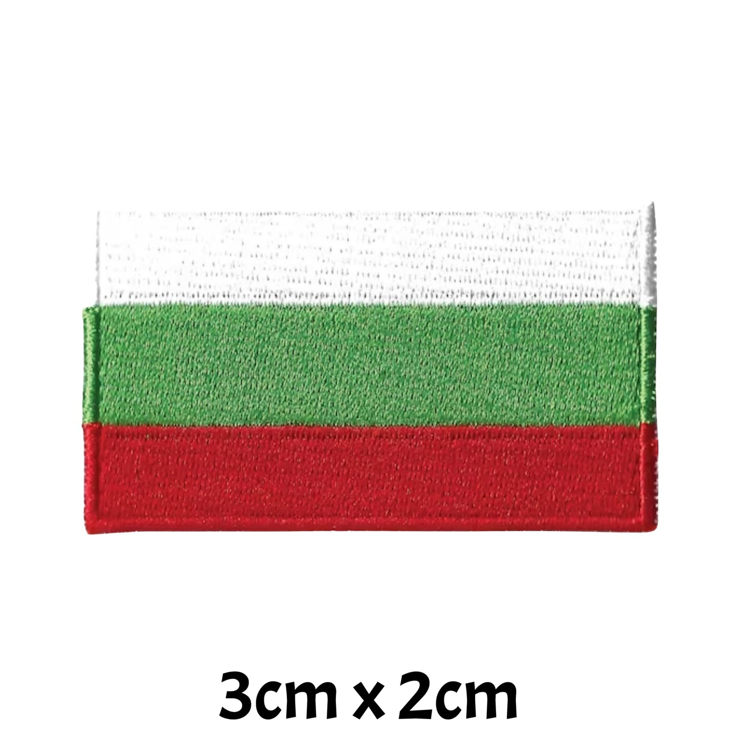 All Country Flag Patches (3 × 2 cm), Embroidered Iron-On/Sew On National Flags, Badge Traveler Gift Patch for Jacket, Backpack, Hat DIY Craft (T-Z)