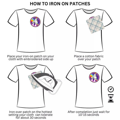intestine Embroidery Iron-On Patches for Clothing Sew-On Applique for DIY Crafts Denim Jackets Jeans Backpacks