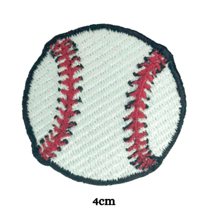 Baseball Sport Embroidery Iron-On Patches for Clothing Sew-On Applique for DIY Crafts Denim Jackets Jeans Backpacks