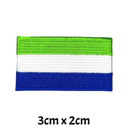 All Country Flag Patches (3 × 2 cm), Embroidered Iron-On/Sew On National Flags, Badge Traveler Gift Patch for Jacket, Backpack, Hat DIY Craft