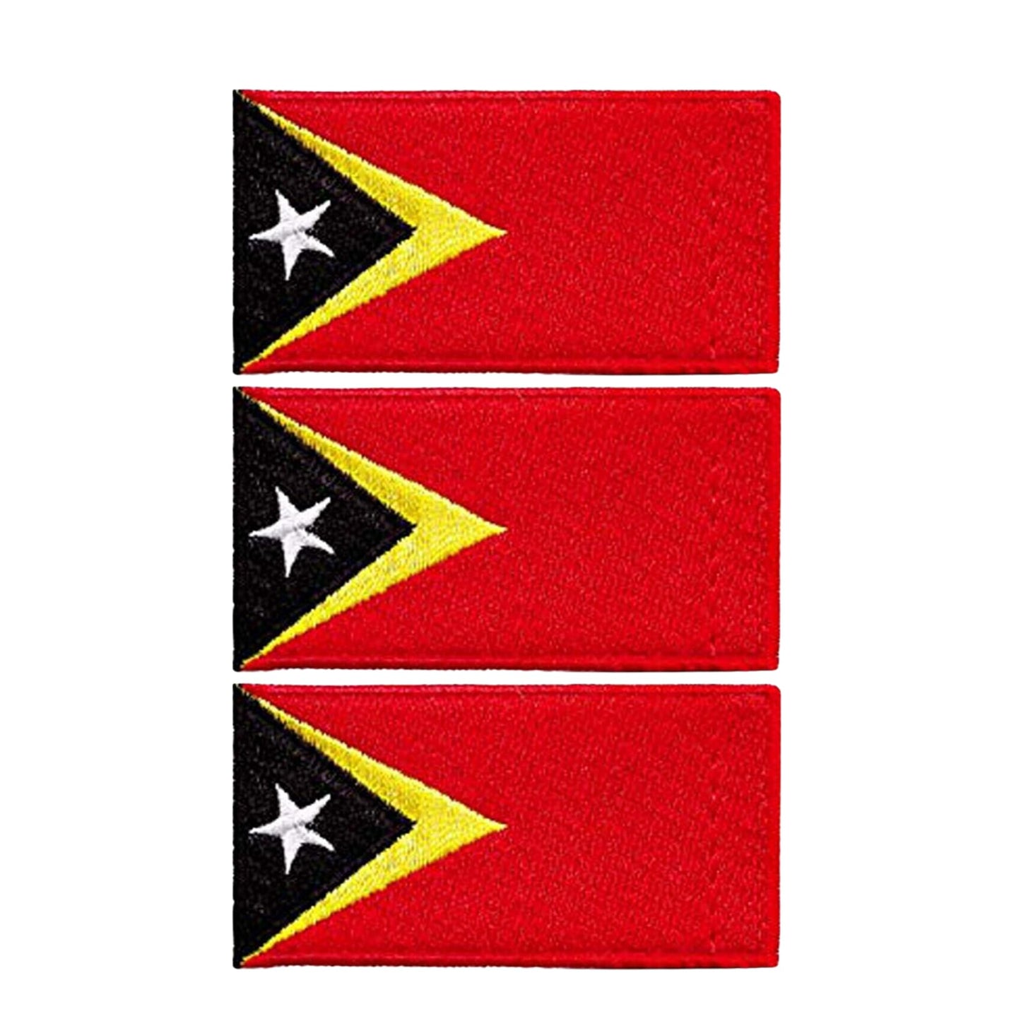 3 Pieces All Countries Flag Patches, 7×4 cm Embroidered Iron-On/Sew On National Flags, World Country Badge Appliques for Vest, Jacket, Backpack, Hat, (T-Z)