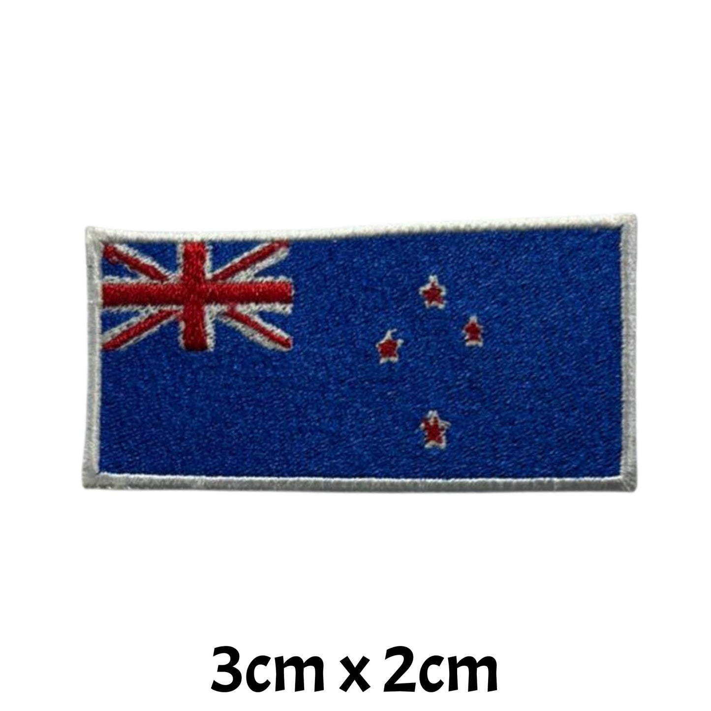 All Country Flag Patches (3 × 2 cm), Embroidered Iron-On/Sew On National Flags, Badge Traveler Gift Patch for Jacket, Backpack, Hat DIY Craft (T-Z)