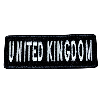 UK and England National Flag Embroidered Patches – Iron On/Sew On Badge in Different Shapes and Various Sizes for Jackets, Backpacks, Hats and DIY Crafts.