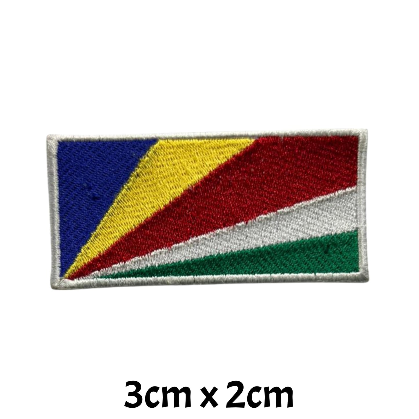All Country Flag Patches (3 × 2 cm), Embroidered Iron-On/Sew On National Flags, Badge Traveler Gift Patch for Jacket, Backpack, Hat DIY Craft