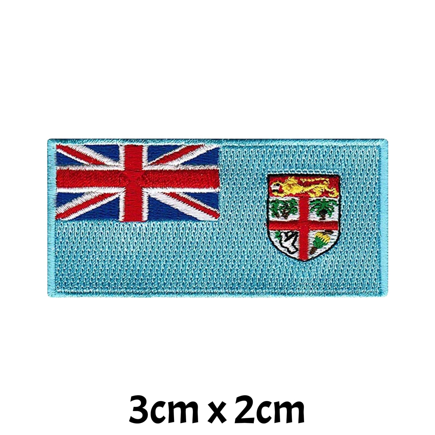 All Country Flag Patches (3 × 2 cm), Embroidered Iron-On/Sew On National Flags, Badge Traveler Gift Patch for Jacket, Backpack, Hat DIY Craft (T-Z)