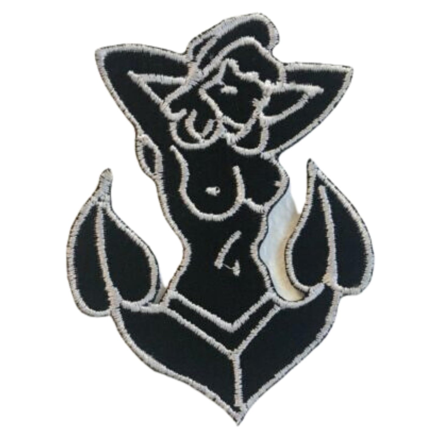 Sailor Clothes Fancy Dress Anchor Lady Embroidery Iron-On Patches for Clothing Sew-On Applique for DIY Crafts Denim Jackets Jeans Backpacks