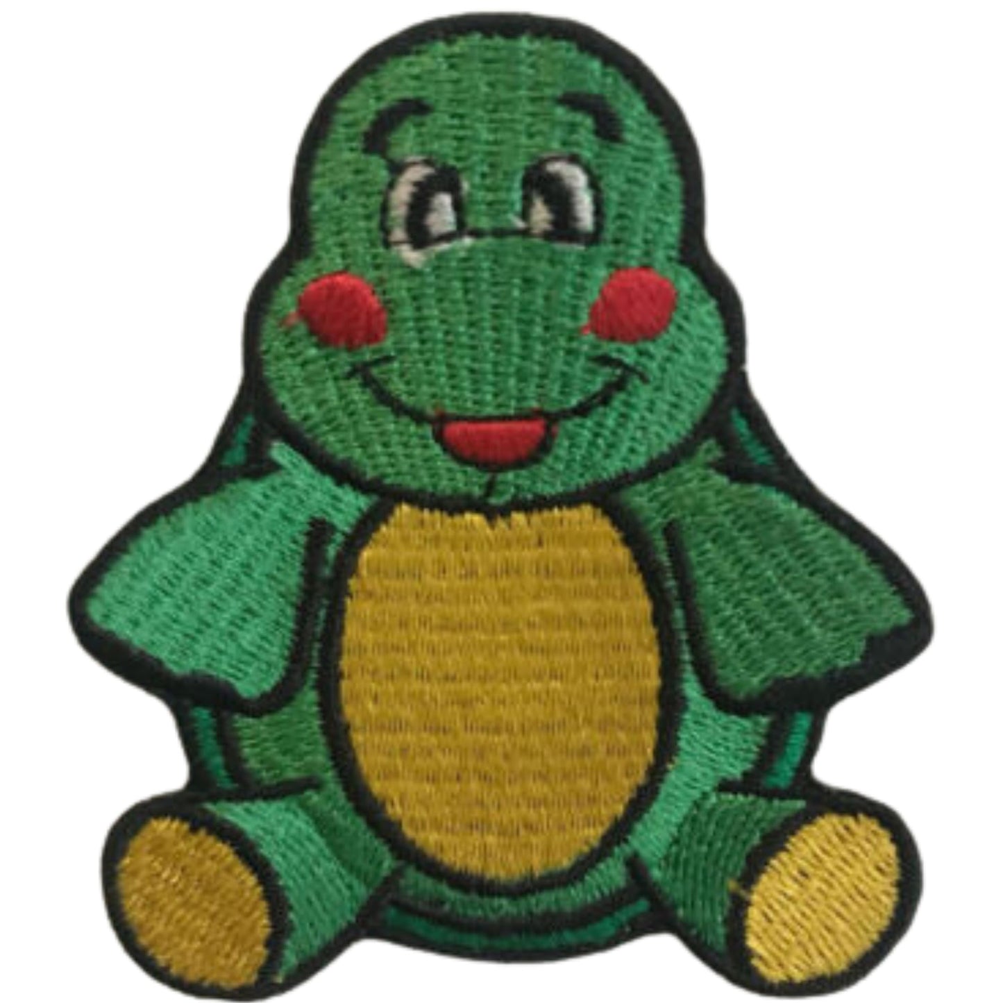 Little Turtle Embroidery Iron-On Patches for Clothing Sew-On Applique for DIY Crafts Denim Jackets Jeans Backpacks