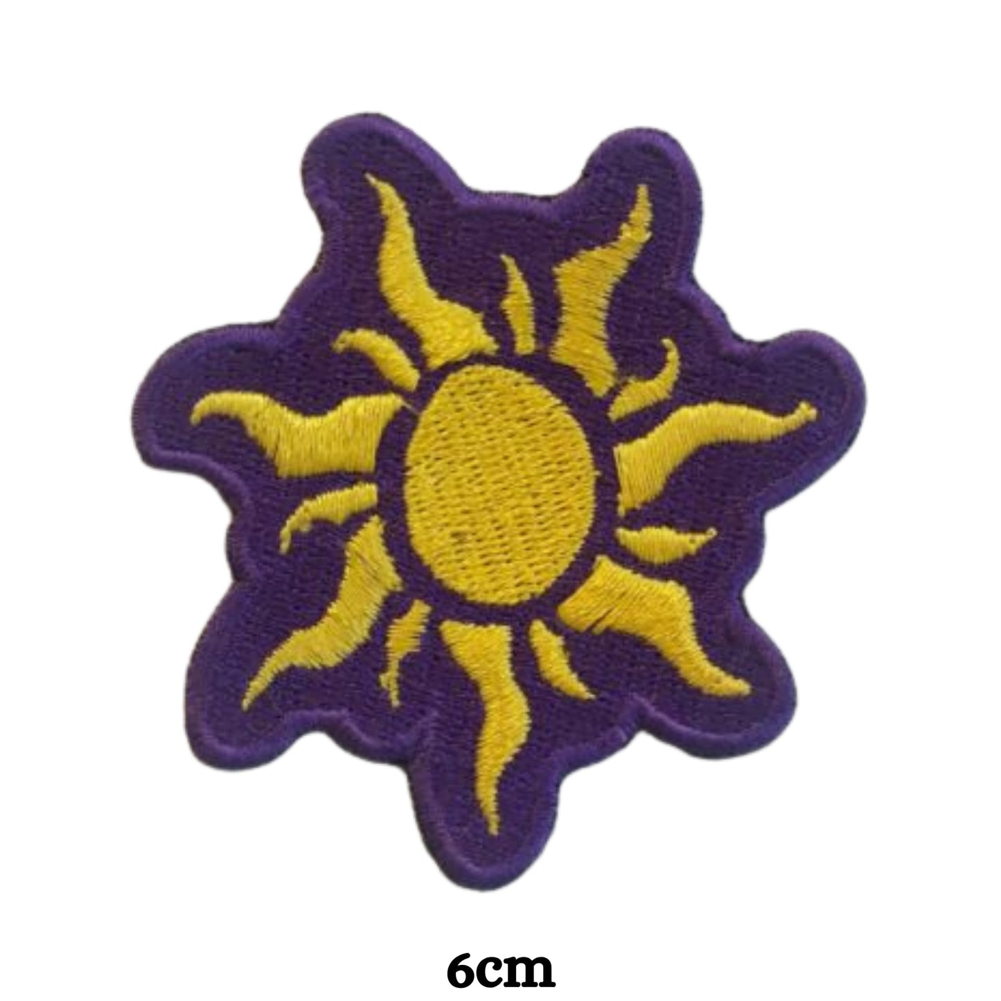 Sun Shinning Embroidery Iron-On Patches for Clothing Sew-On Applique for DIY Crafts Denim Jackets Jeans Backpacks