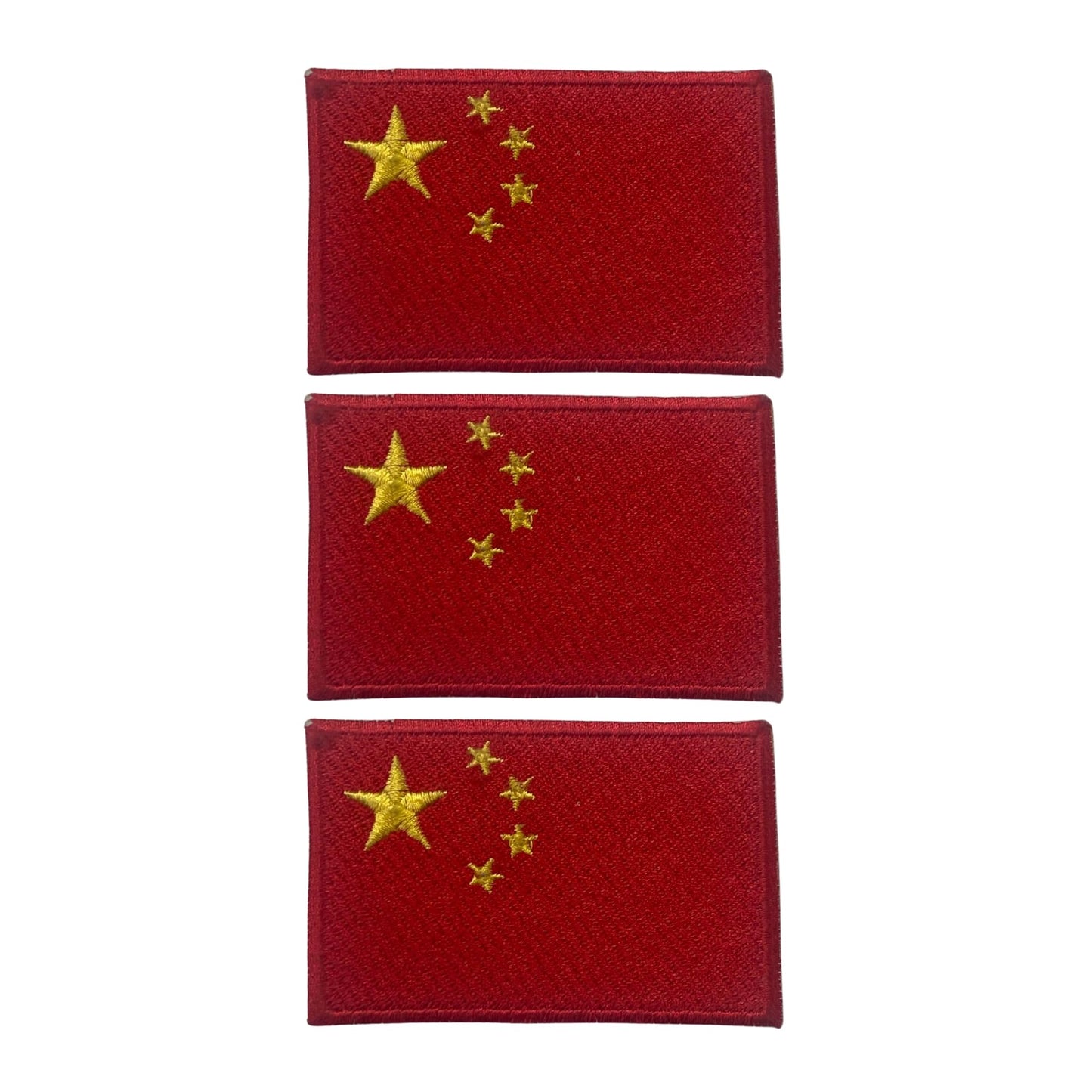 3 Pieces All Countries Flag Patches, 7×4 cm Embroidered Iron-On/Sew On National Flags, World Country Badge Appliques for Vest, Jacket, Backpack, Hat,(A-J)