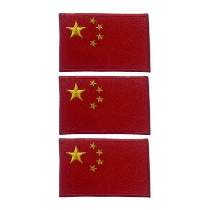 3 Pieces All Countries Flag Patches, 7×4 cm Embroidered Iron-On/Sew On National Flags, World Country Badge Appliques for Vest, Jacket, Backpack, Hat, (T-Z)