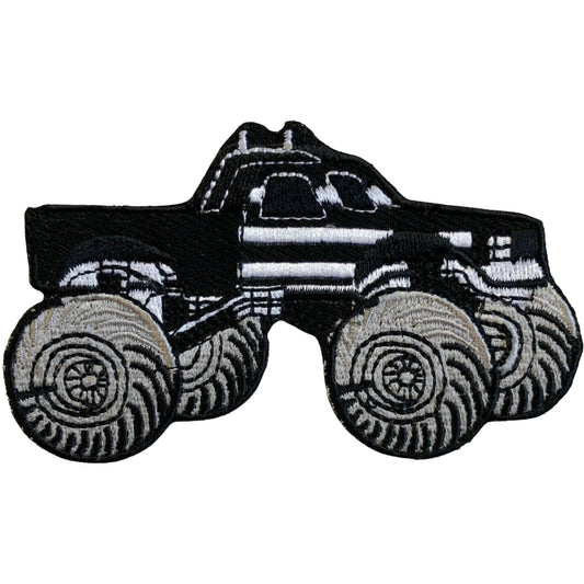 Monster Truck American Vehicle Embroidery Iron-On Patches for Clothing Sew-On Applique for DIY Crafts Denim Jackets Jeans Backpacks