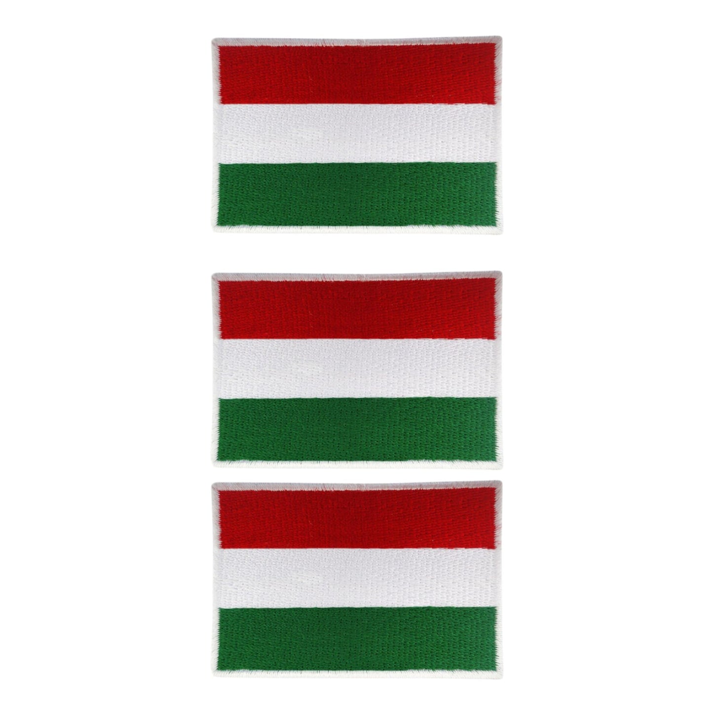 3 Pieces All Countries Flag Patches, 7×4 cm Embroidered Iron-On/Sew On National Flags, World Country Badge Appliques for Vest, Jacket, Backpack, Hat, (T-Z)