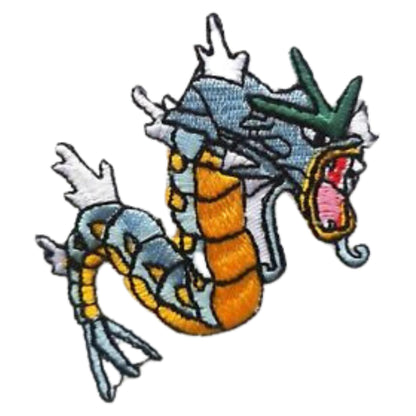 Angry Dragon Embroidery Iron-On Patches for Clothing Sew-On Applique for DIY Crafts Denim Jackets Jeans Backpacks
