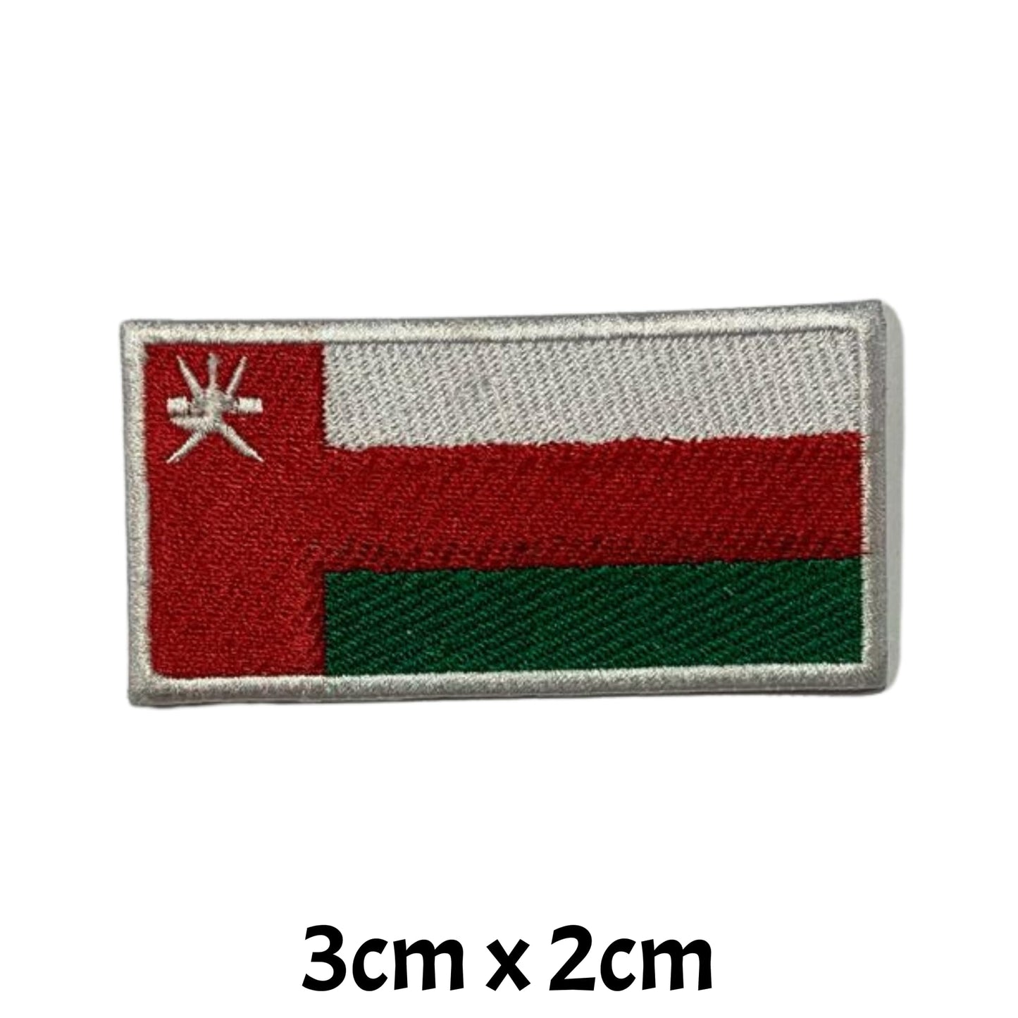 All Country Flag Patches (3 × 2 cm), Embroidered Iron-On/Sew On National Flags, Badge Traveler Gift Patch for Jacket, Backpack, Hat DIY Craft (K-S)