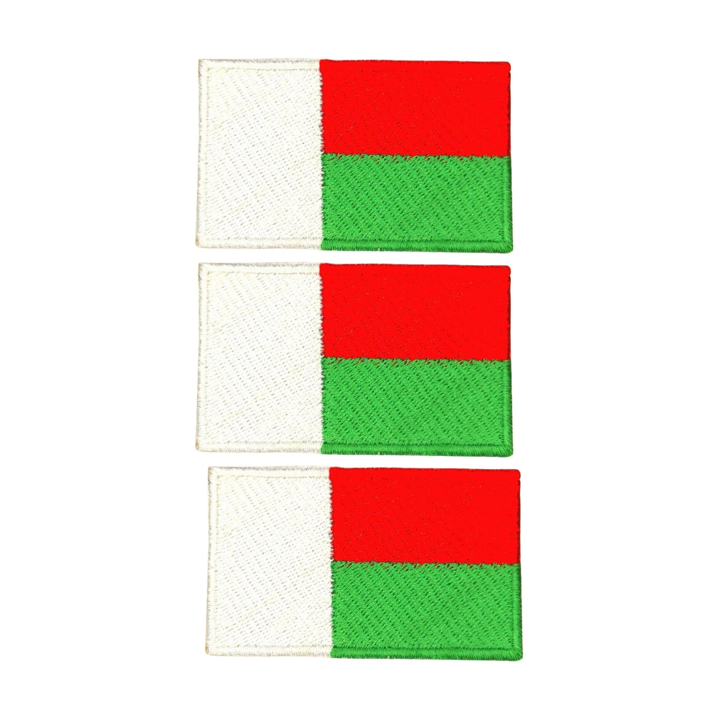 3 Pieces All Countries Flag Patches, 7×4 cm Embroidered Iron-On/Sew On National Flags, World Country Badge Appliques for Vest, Jacket, Backpack, Hat, (T-Z)