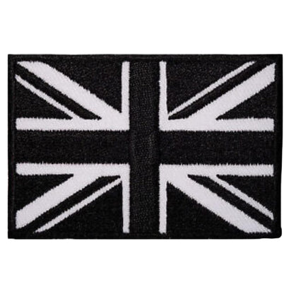 UK and England National Flag Embroidered Patches – Iron On/Sew On Badge in Different Shapes and Various Sizes for Jackets, Backpacks, Hats and DIY Crafts.