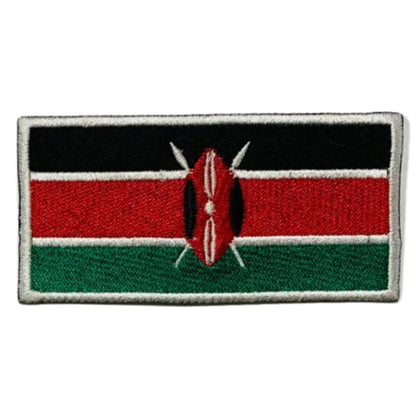 All Country Flag Patches (3 × 2 cm), Embroidered Iron-On/Sew On National Flags, Badge Traveler Gift Patch for Jacket, Backpack, Hat DIY Craft (K-S)