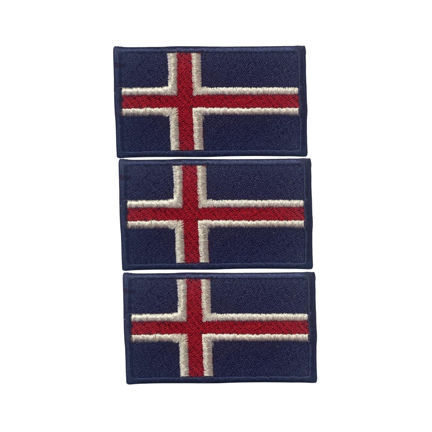 3 Pieces All Countries Flag Patches, 7×4 cm Embroidered Iron-On/Sew On National Flags, World Country Badge Appliques for Vest, Jacket, Backpack, Hat, (T-Z)