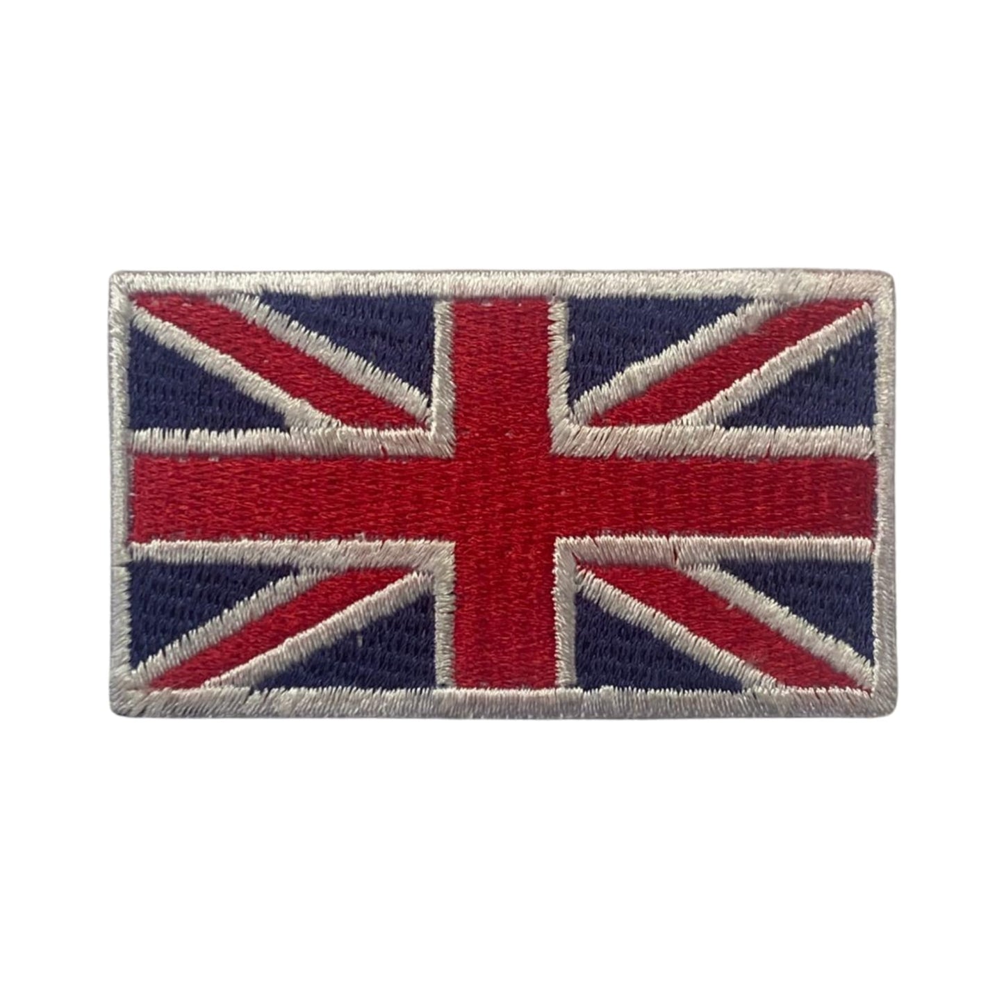 UK and England National Flag Embroidered Patches – Iron On/Sew On Badge in Different Shapes and Various Sizes for Jackets, Backpacks, Hats and DIY Crafts.