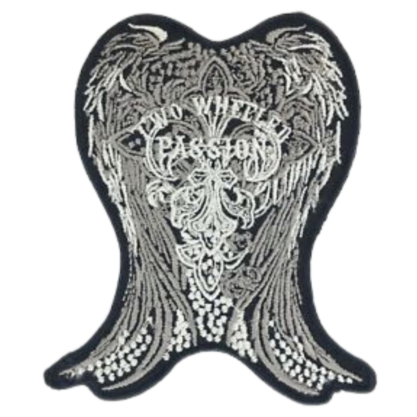 Two Wheeled Passion Embroidery Iron-On Patches for Clothing Sew-On Applique for DIY Crafts Denim Jackets Jeans Backpacks