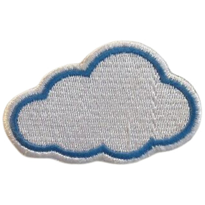 Cloud Patch Embroidery Iron-On Patches for Clothing Sew-On Applique for DIY Crafts Denim Jackets Jeans Backpacks