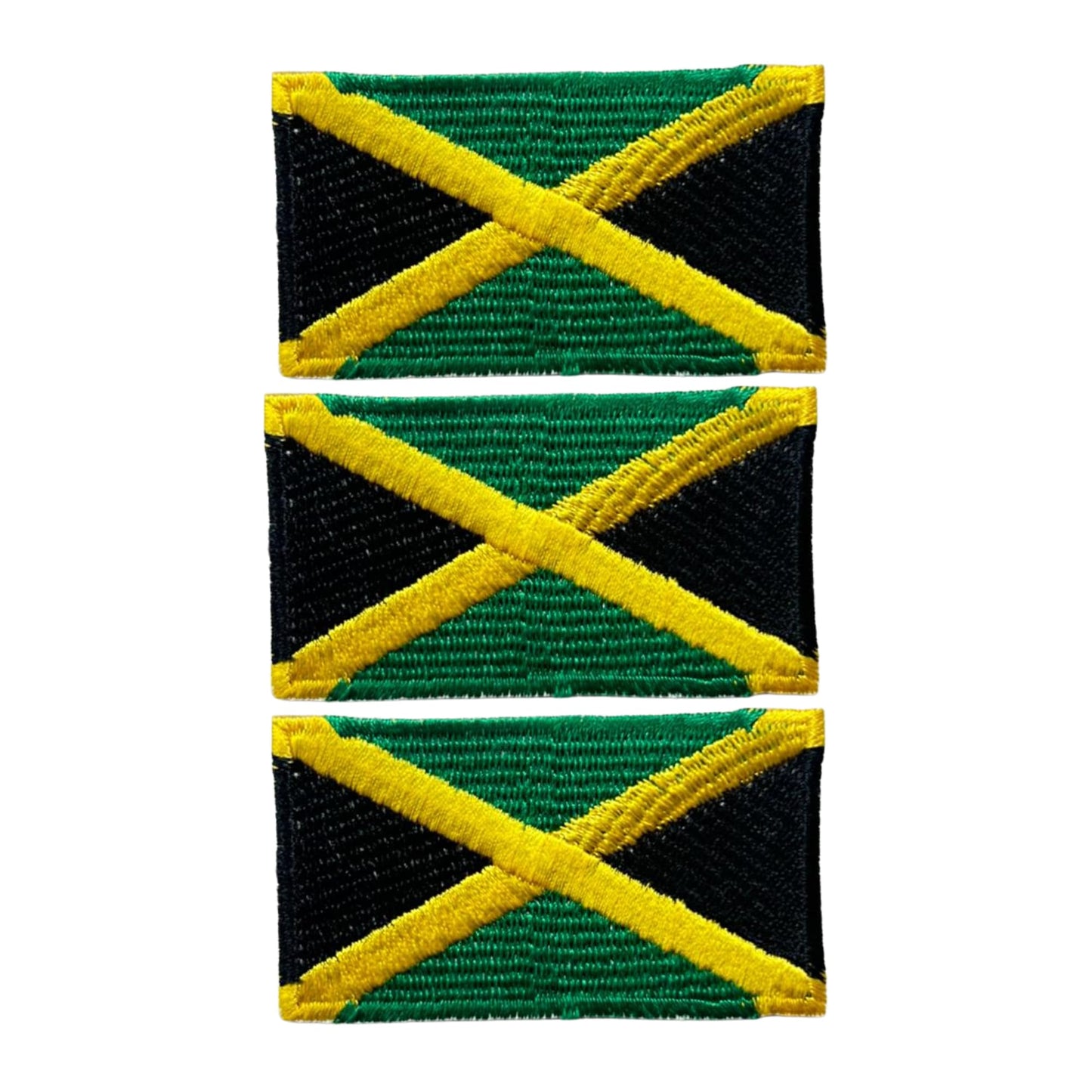 3 Pieces All Countries Flag Patches, 7×4 cm Embroidered Iron-On/Sew On National Flags, World Country Badge Appliques for Vest, Jacket, Backpack, Hat, (T-Z)